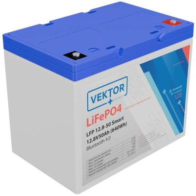 Аккумулятор Vektor Energy LFP 25,6-50 Smart BMS 50A (Bluetooth 4.0)