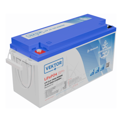 Аккумулятор Vektor Energy LFP 25,6-100 MARINE Series Smart BMS 100A (Bluetooth 4.0)