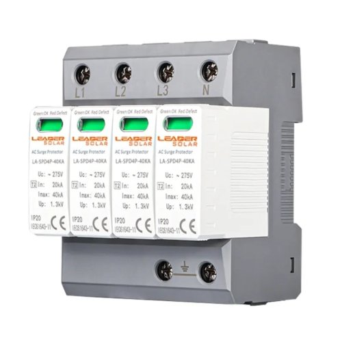 УЗИП переменного тока LEADER LA-SPD4P-40KA 4P(3P+N) 275В