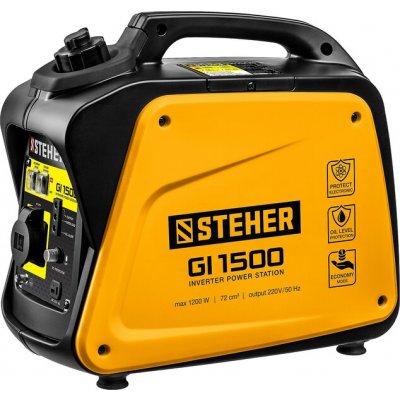 Генератор инверторный STEHER GI-150, 1200 Вт Генератор инверторный STEHER GI-150, 1200 Вт